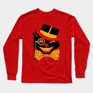 Vintage Halloween Cat 01 Long Sleeve T-Shirt